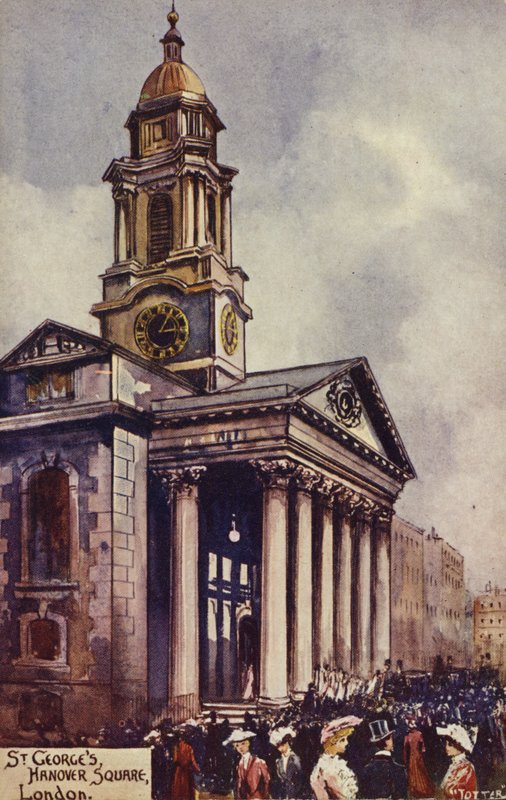 St Georges, Hanover Meydanı, Londra by English Photographer