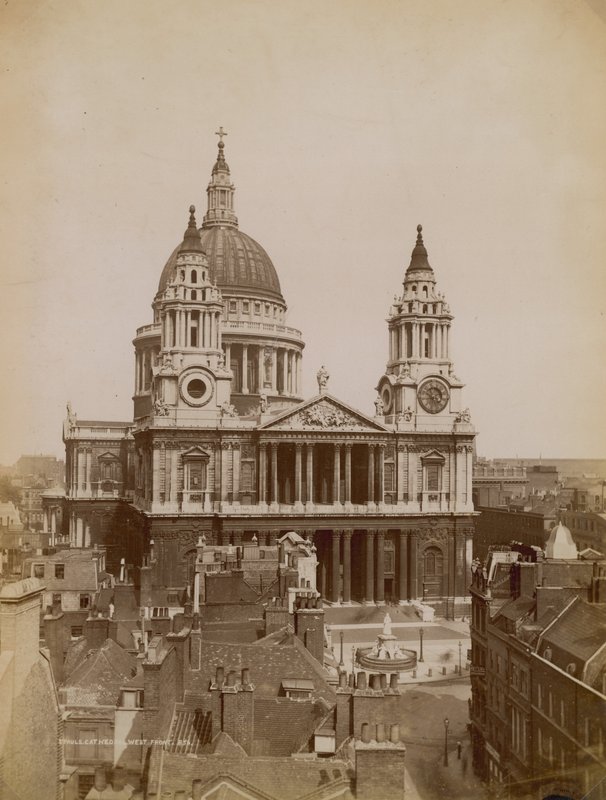 St Pauls Katedrali, Londra, 20. yüzyılın başlarında by English Photographer