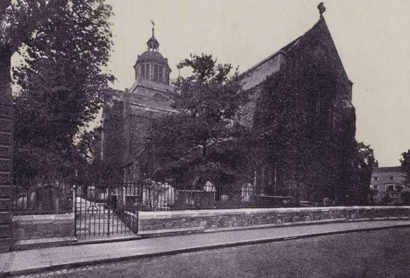 St Thomas Kilisesi, Portsmouth (s/b fotoğraf) by English Photographer