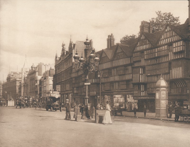 Staple Inn, Holborn, Londra, 20. yüzyılın başlarında by English Photographer