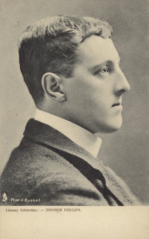 Stephen Phillips (1864-1915), İngiliz şair ve oyun yazarı by English Photographer