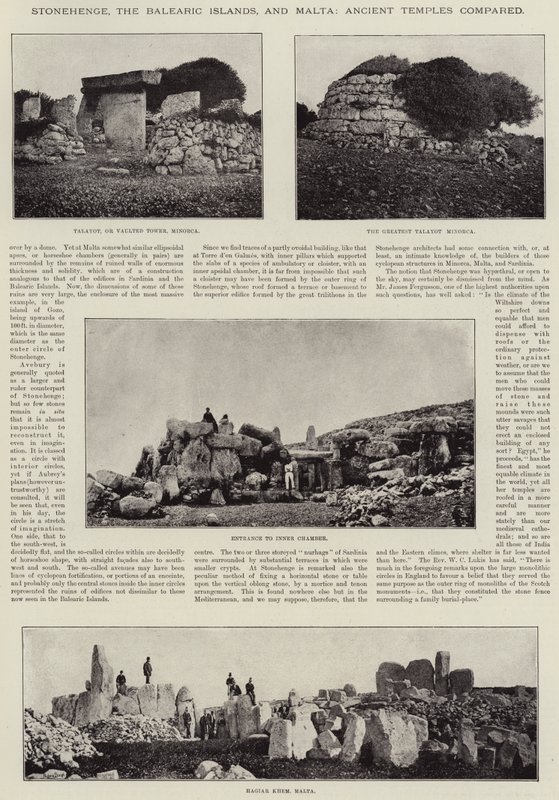 Stonehenge, Balear Adaları ve Malta, Antik Tapınaklar karşılaştırıldığında by English Photographer