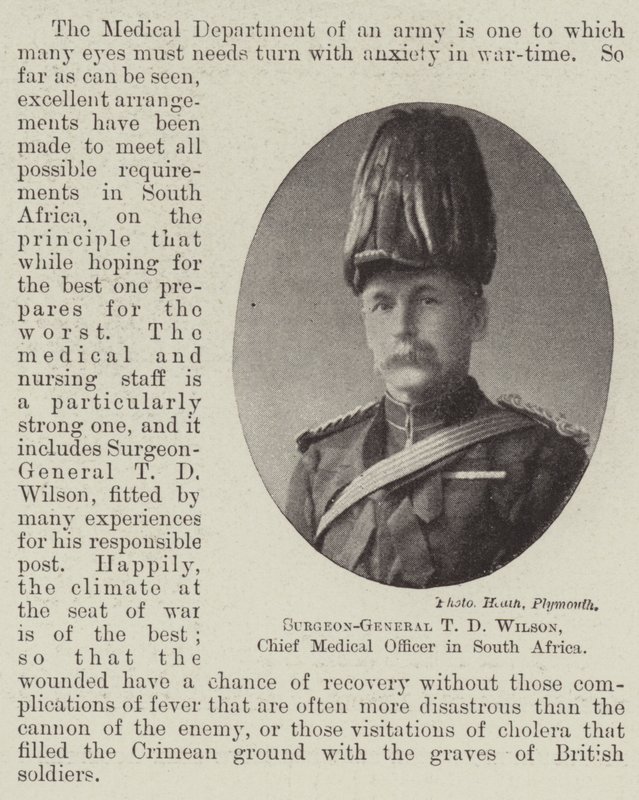 Cerrah General TD Wilson, Güney Afrika Baş Sağlık Görevlisi by English Photographer