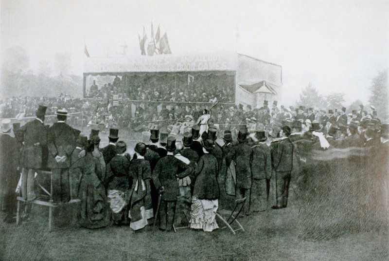 Tenis Tekler Müsabaka Turu: J T Hartley v H F Lawford by English Photographer