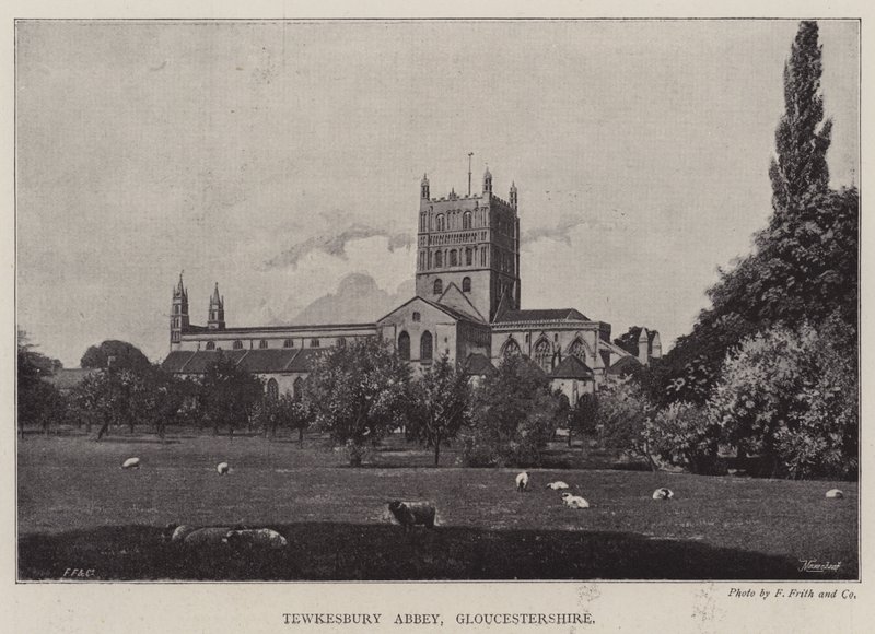 Tewkesbury Manastırı, Gloucestershire by English Photographer