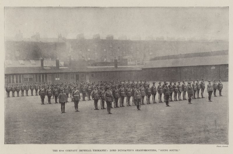 67. Bölük Imperial Yeomanry, Lord Dunravens Sharpshooters, Güney