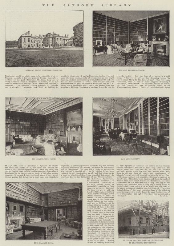 Althorp Kütüphanesi by English Photographer