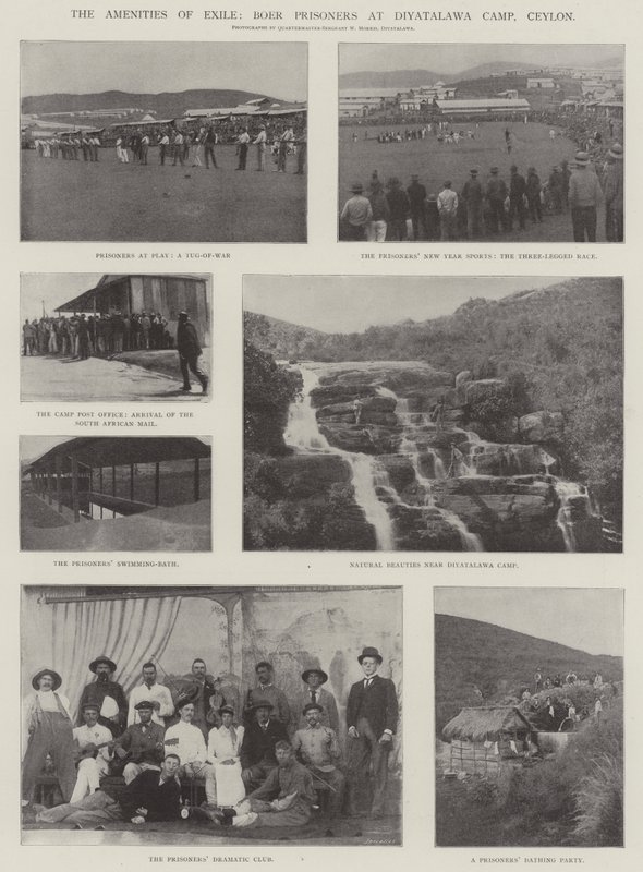 Sürgün Olanakları, Boer Mahkumları Diyatalawa Kampı, Seylan by English Photographer