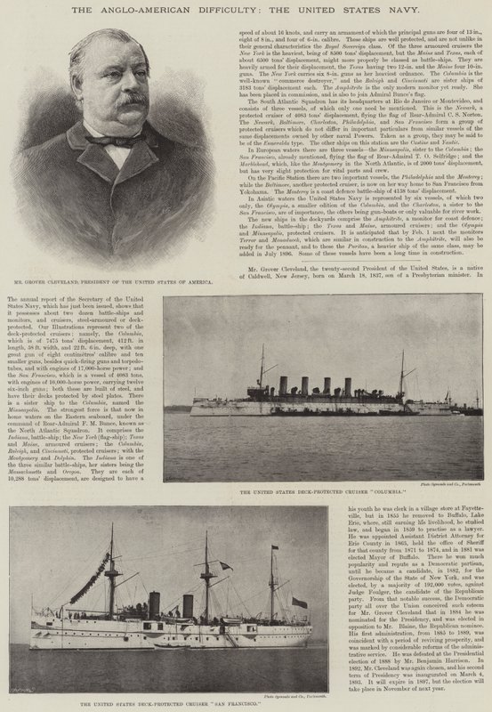 Anglo-Amerikan Zorluğu, Birleşik Devletler Donanması by English Photographer