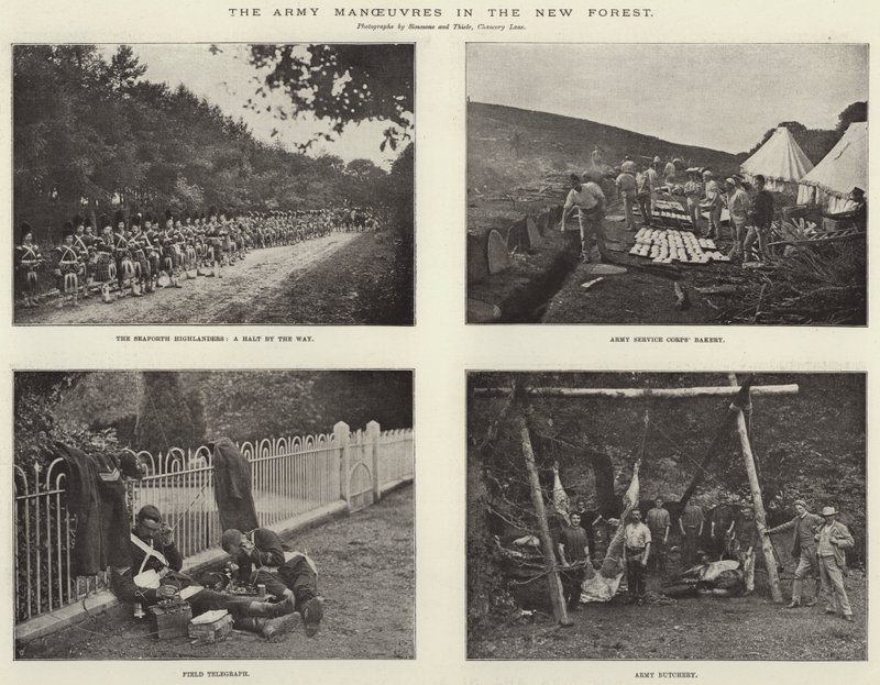 Yeni Ormandaki Ordu Manevraları by English Photographer