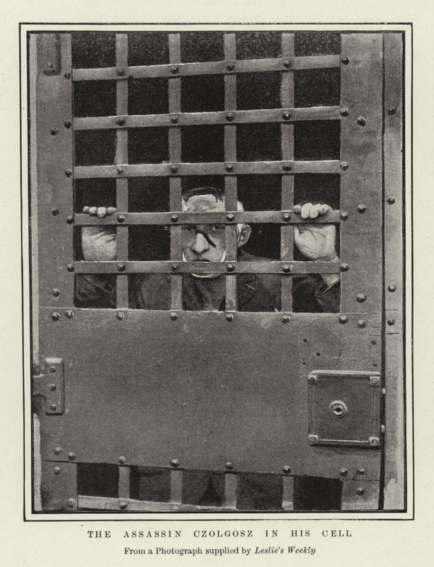 Suikastçı Czolgosz Hücresinde by English Photographer