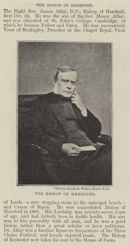 Hereford Piskoposu by English Photographer