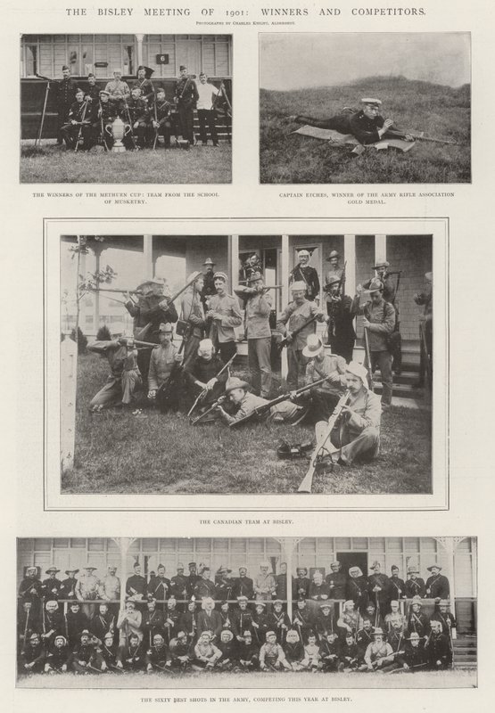 1901 Bisley Buluşması, Kazananlar ve Rakipler by English Photographer