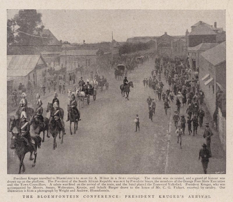 Bloemfontein Konferansı, Başkan Krugers Geliyor by English Photographer