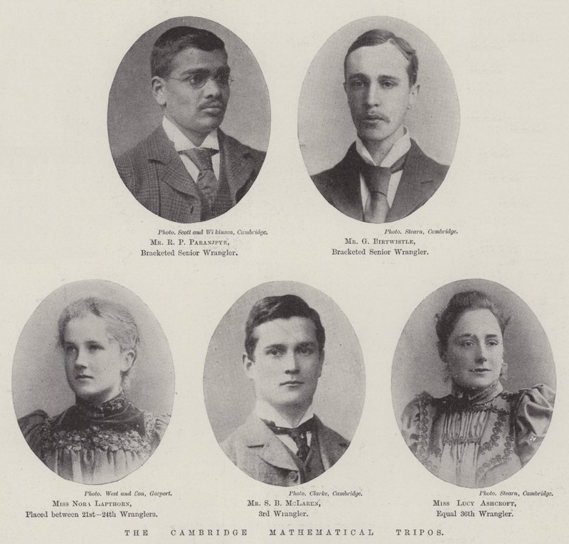 Cambridge Matematiksel Tripos by English Photographer