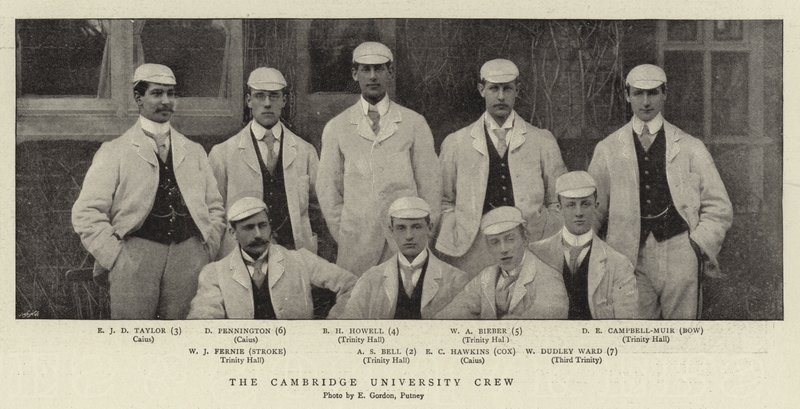 Cambridge Üniversitesi Ekibi by English Photographer