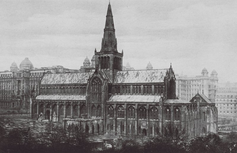 Katedral, Glasgow (s/b fotoğraf) by English Photographer