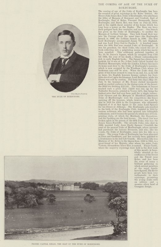 Roxburghe Dükü