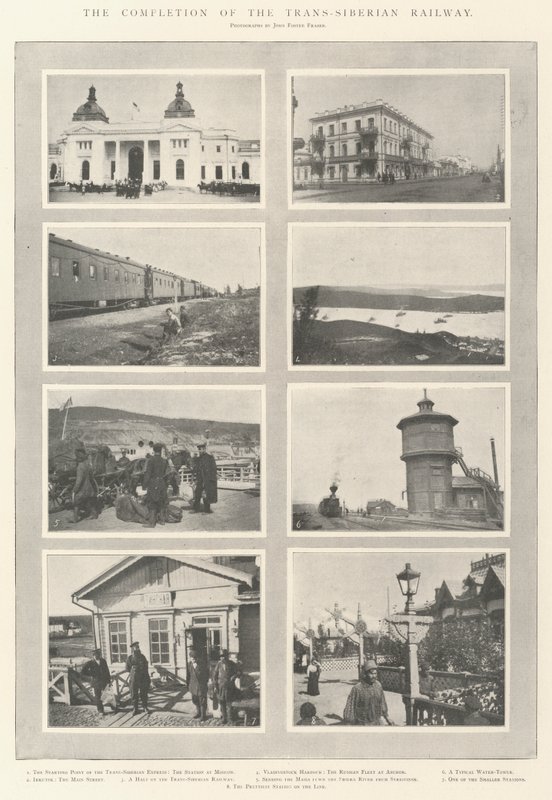 Trans-Sibirya Demiryolunun Tamamlanması by English Photographer