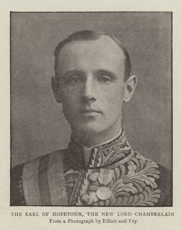 Hopetoun Kontu, Yeni Lord Chamberlain by English Photographer