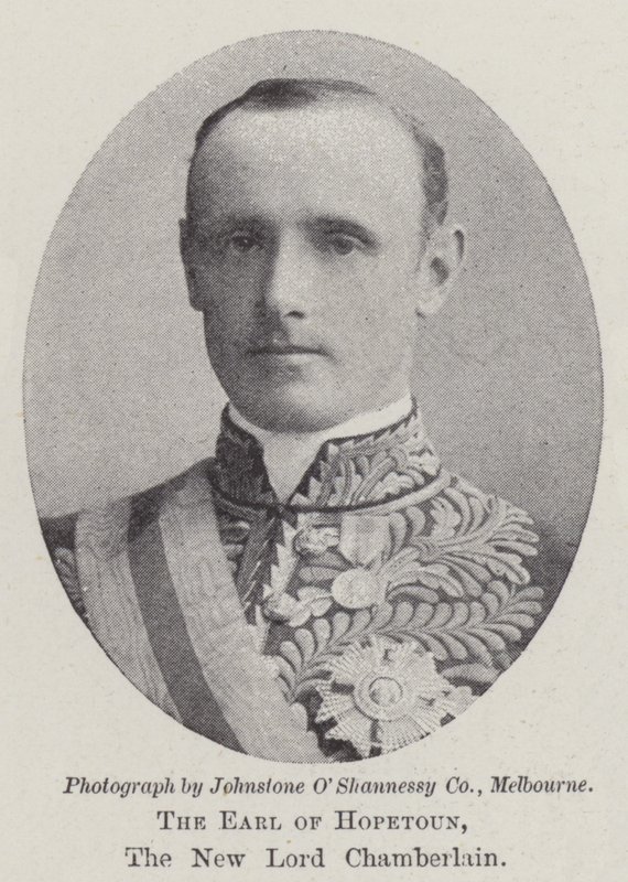 Hopetoun Kontu, Yeni Lord Chamberlain by English Photographer