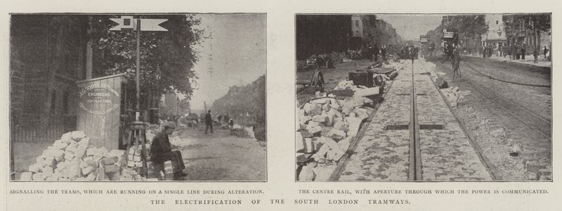 Güney Londra Tramvaylarının Elektrifikasyonu by English Photographer