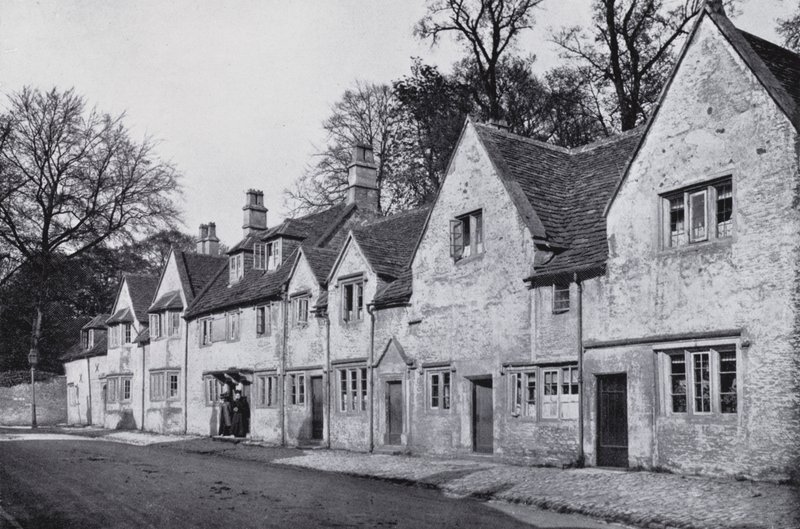 Flaman Evleri, Corsham (s/b fotoğraf) by English Photographer
