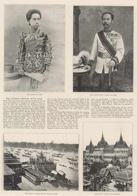 Siam ile Fransız Anlaşmazlığı by English Photographer