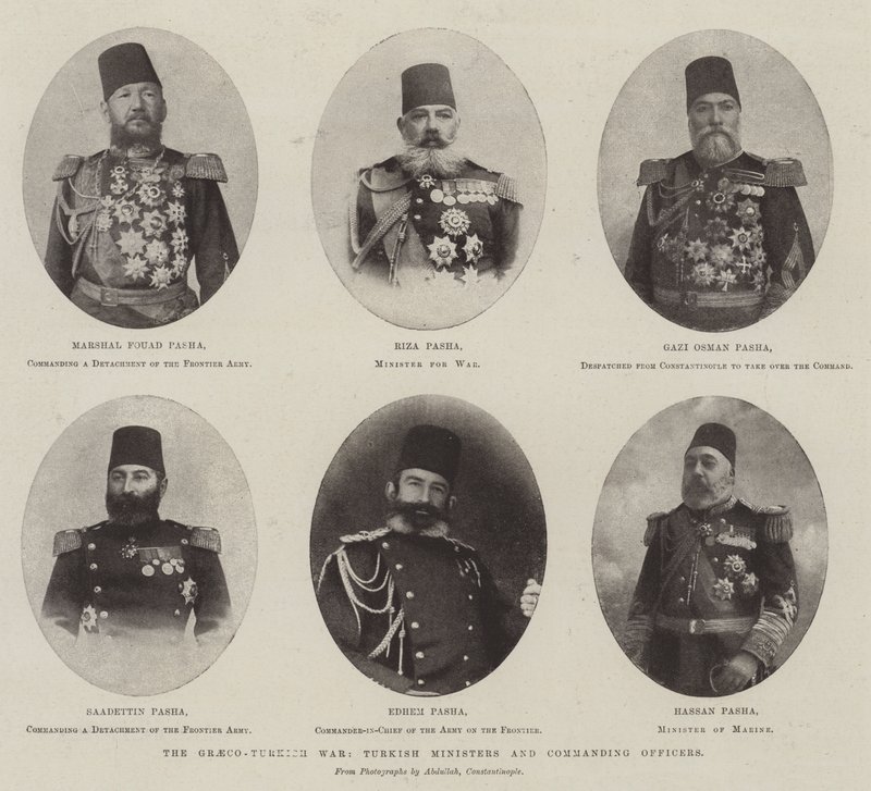 Yunan-Türk Savaşı, Türk Bakanlar ve Komutanlar by English Photographer