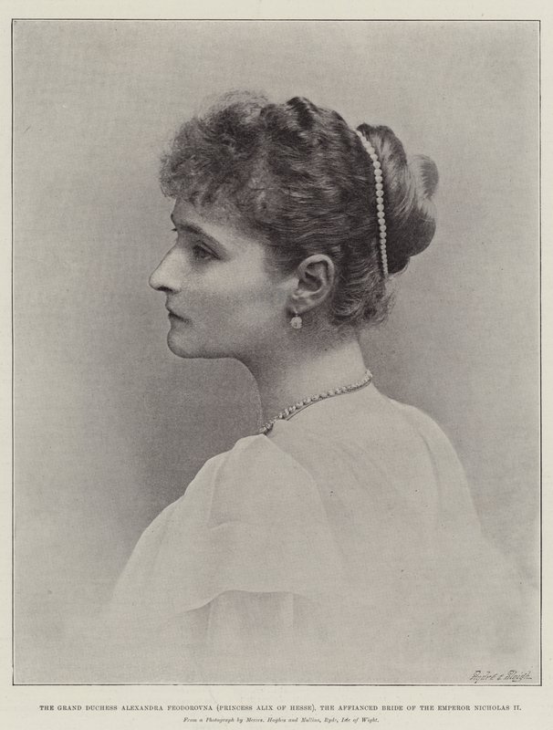 Büyük Düşes Alexandra Feodorovna (Hessen Prensesi Alix), İmparator II. Nicholas