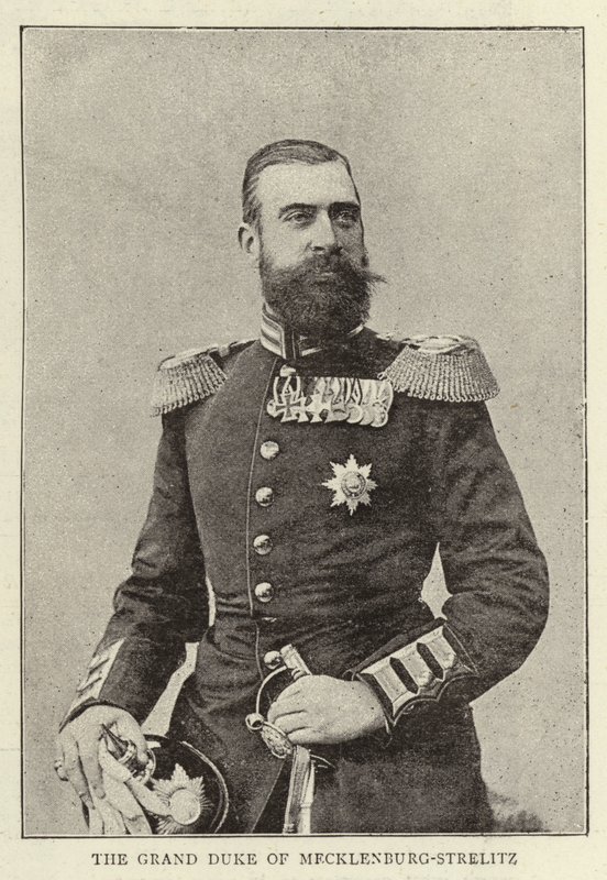Mecklenburg-Strelitz Büyük Dükü by English Photographer