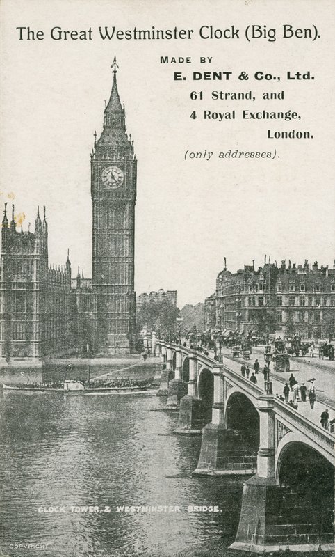 E Dent und Co Ltd tarafından yapılan Büyük Westminster Saati, Big Ben, by English Photographer