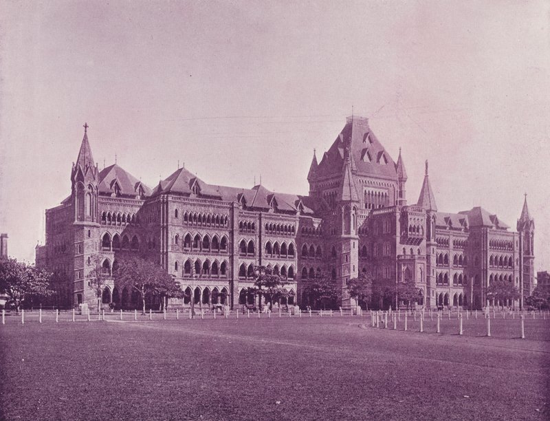 Yüksek Mahkeme, Bombay by English Photographer