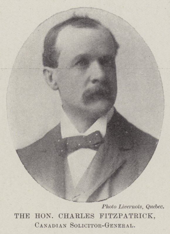 Sayın Charles Fitzpatrick, Kanadalı Başsavcı by English Photographer