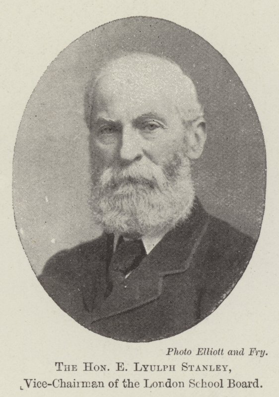 Saygıdeğer E Lyulph Stanley, Londra Okul Kurulu Başkan Yardımcısı by English Photographer
