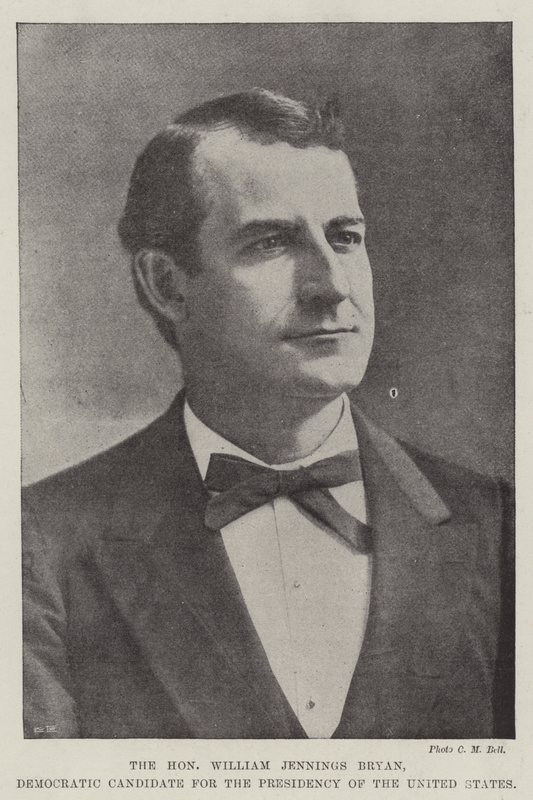 Sayın William Jennings Bryan, Amerika Birleşik Devletleri Başkanlığı Demokrat Adayı by English Photographer