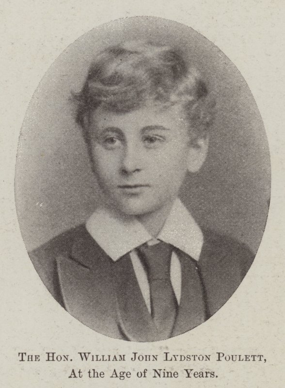 Saygıdeğer William John Lydston Poulett, Dokuz Yaşında by English Photographer
