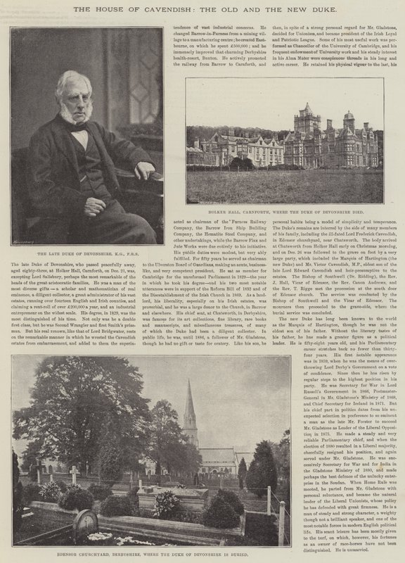 Cavendish Evi, Eski ve Yeni Dük by English Photographer