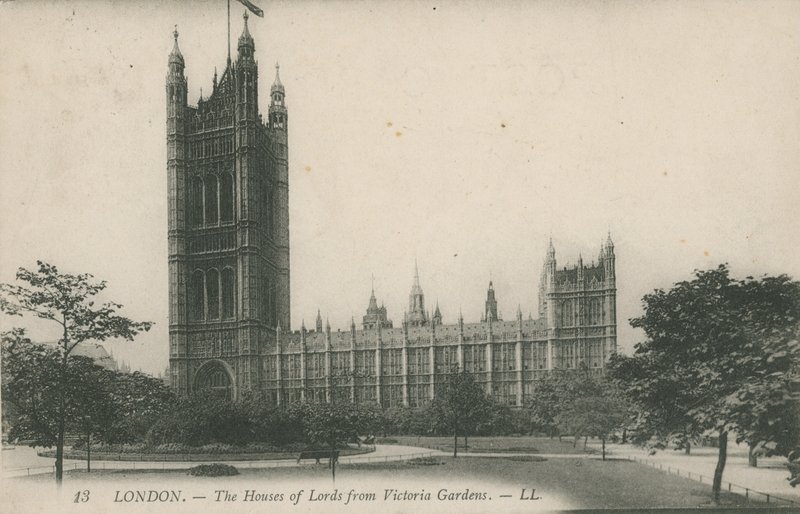 Lordlar Kamarası Victoria Gardens, Londra