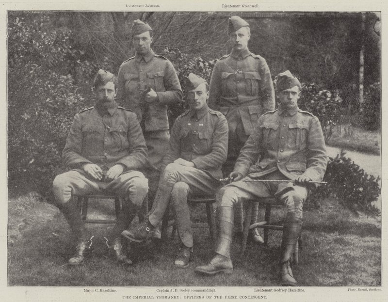 İmparatorluk Yeomanry, Birinci Birliğin Subayları by English Photographer