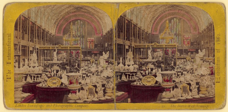 1862 Uluslararası Sergisi: Kuzey batı transeptli by English Photographer