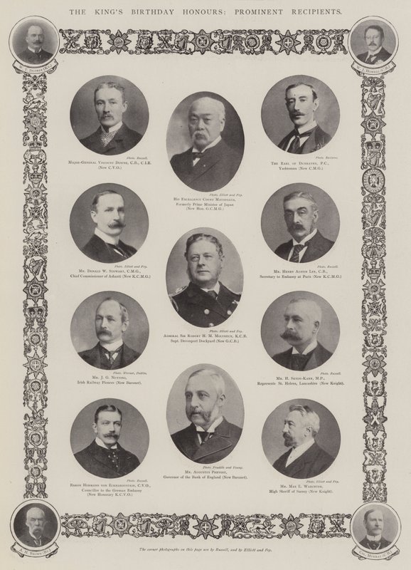 Kings Doğum Günü Onur Ödülü, Tanınmış Alıcılar by English Photographer