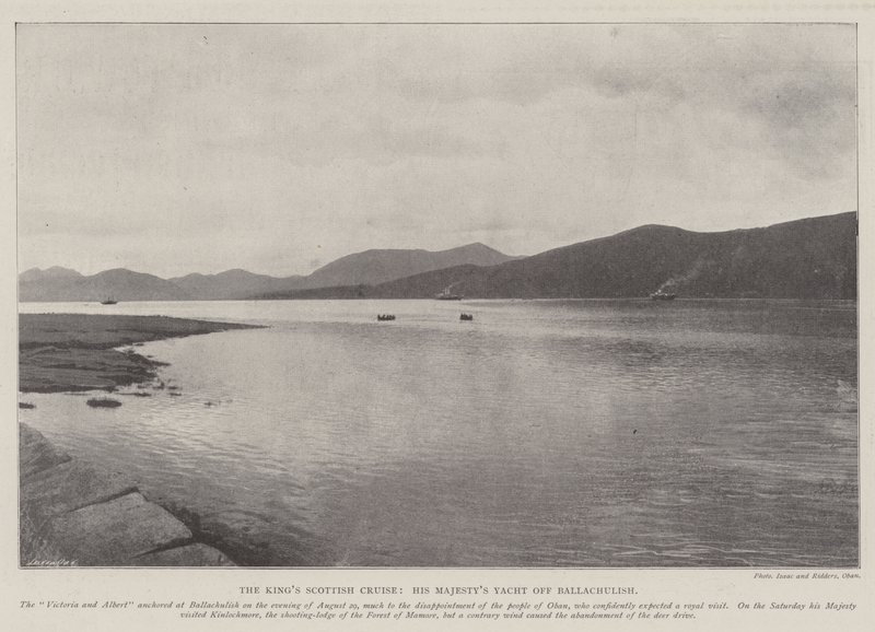 Kings İskoç Cruise, Majesteleri Ballachulish Kapalı Yat by English Photographer