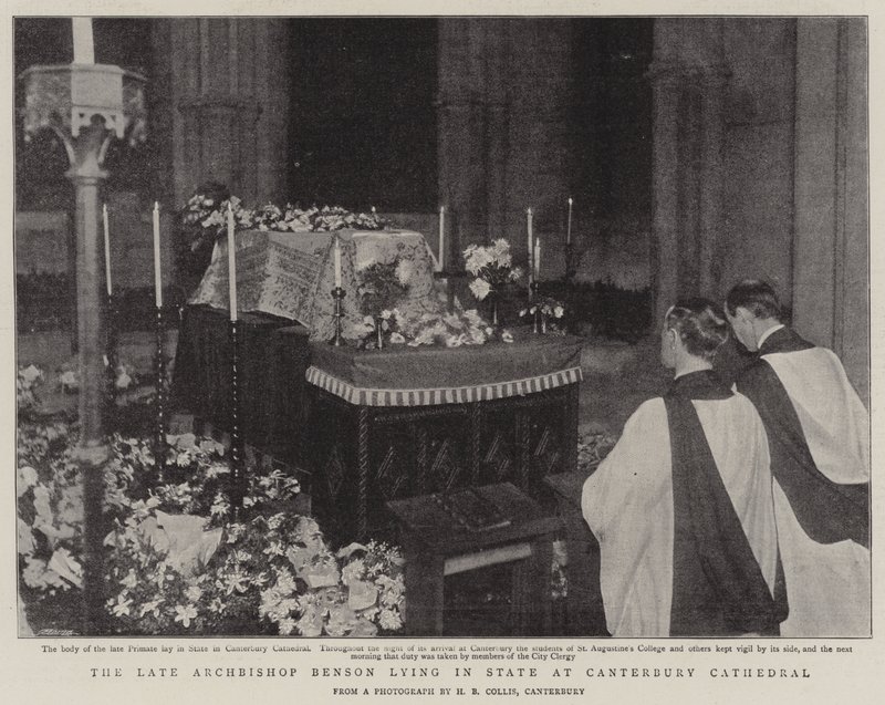 Geç Başpiskopos Benson Canterbury Katedrali