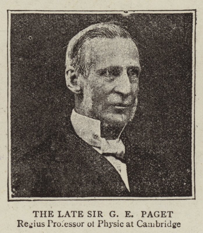 Merhum Sir GE Paget by English Photographer
