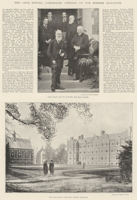Leys Okulu, Cambridge, Bilim Binalarının Açılışı by English Photographer