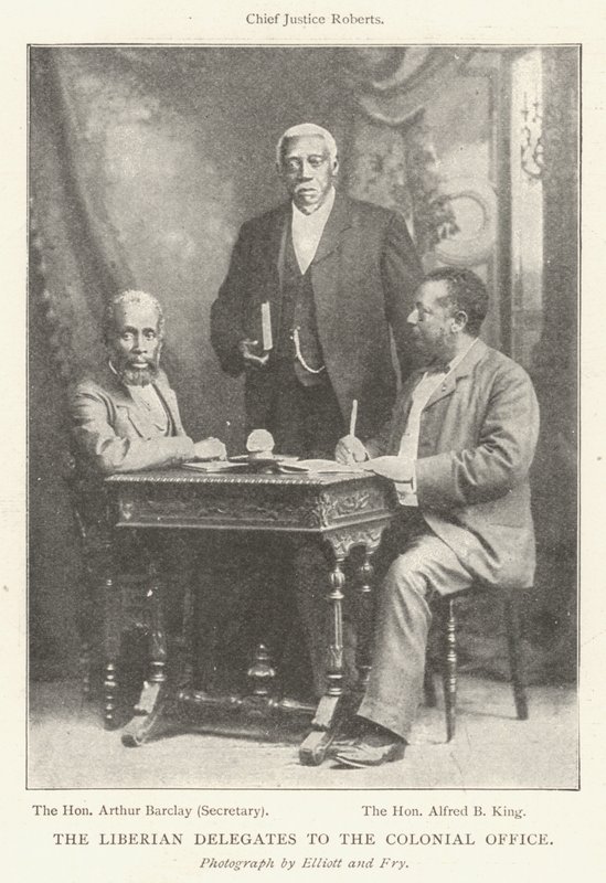 Koloni Ofisine Liberyalı Delegeler by English Photographer