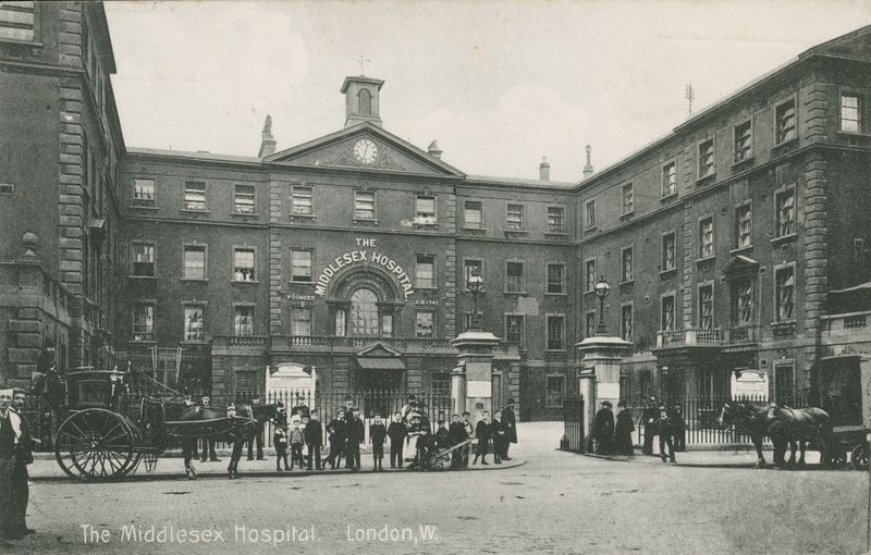 Middlesex Hastanesi, Londra, 1910 by English Photographer