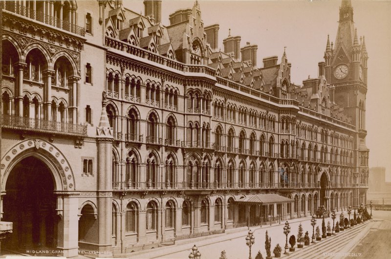 Midland Grand Hotel, Midland Tren İstasyonu, Euston Road, Londra by English Photographer