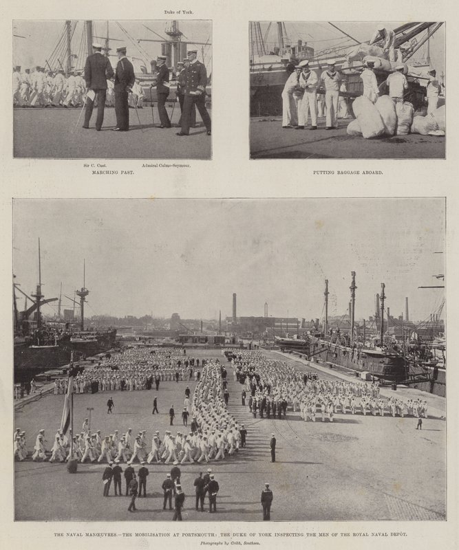 Portsmouth'daki Deniz Manevraları by English Photographer